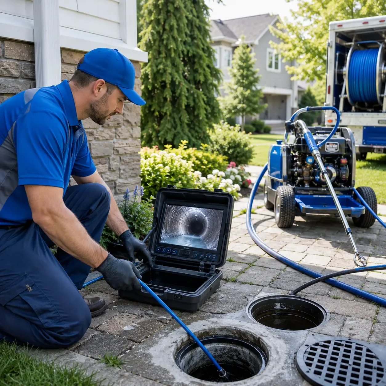 Outdoor drain cleaning professionals serving Cerulean, KY